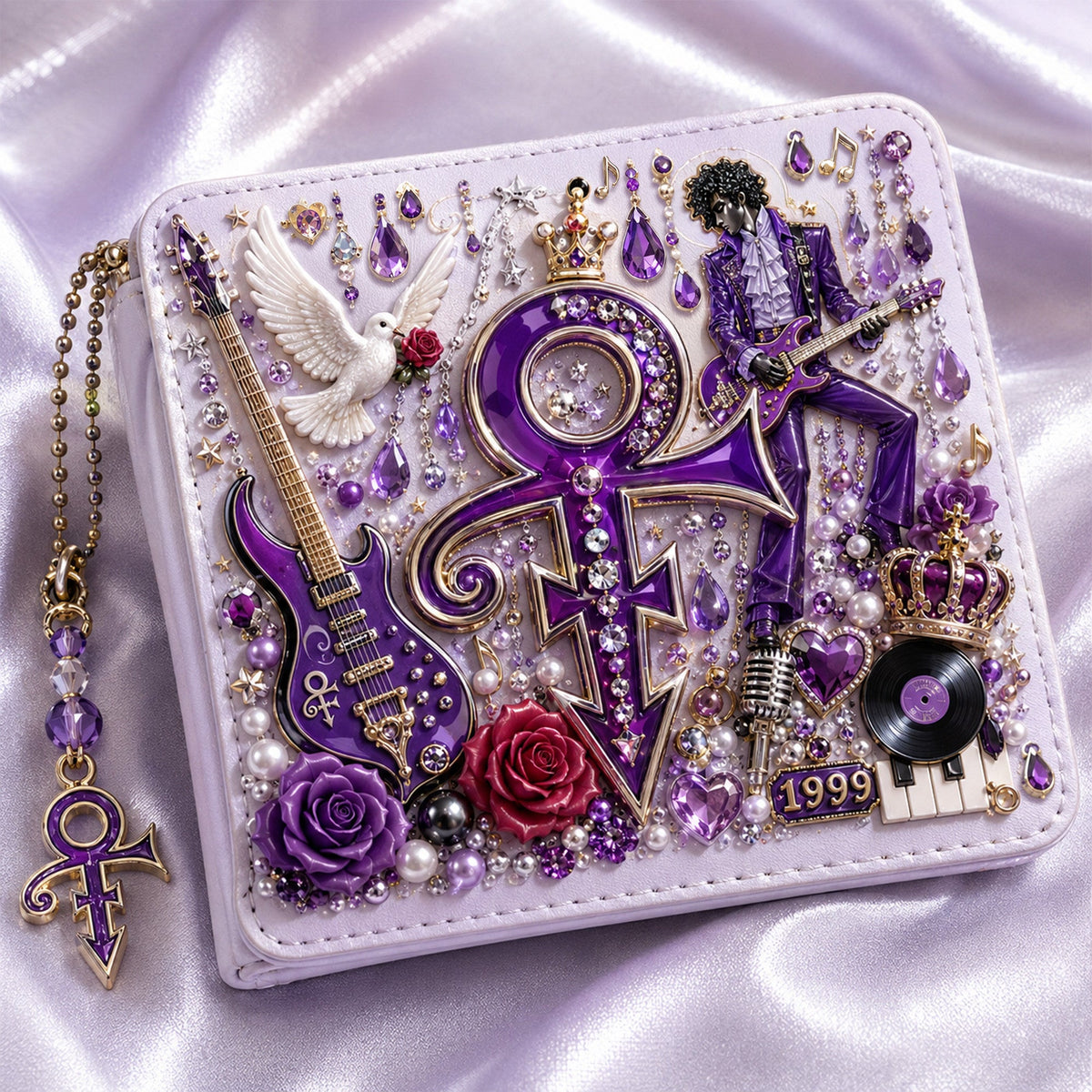 Premium PRCE Handmade 3D Collage Wallet HTTT