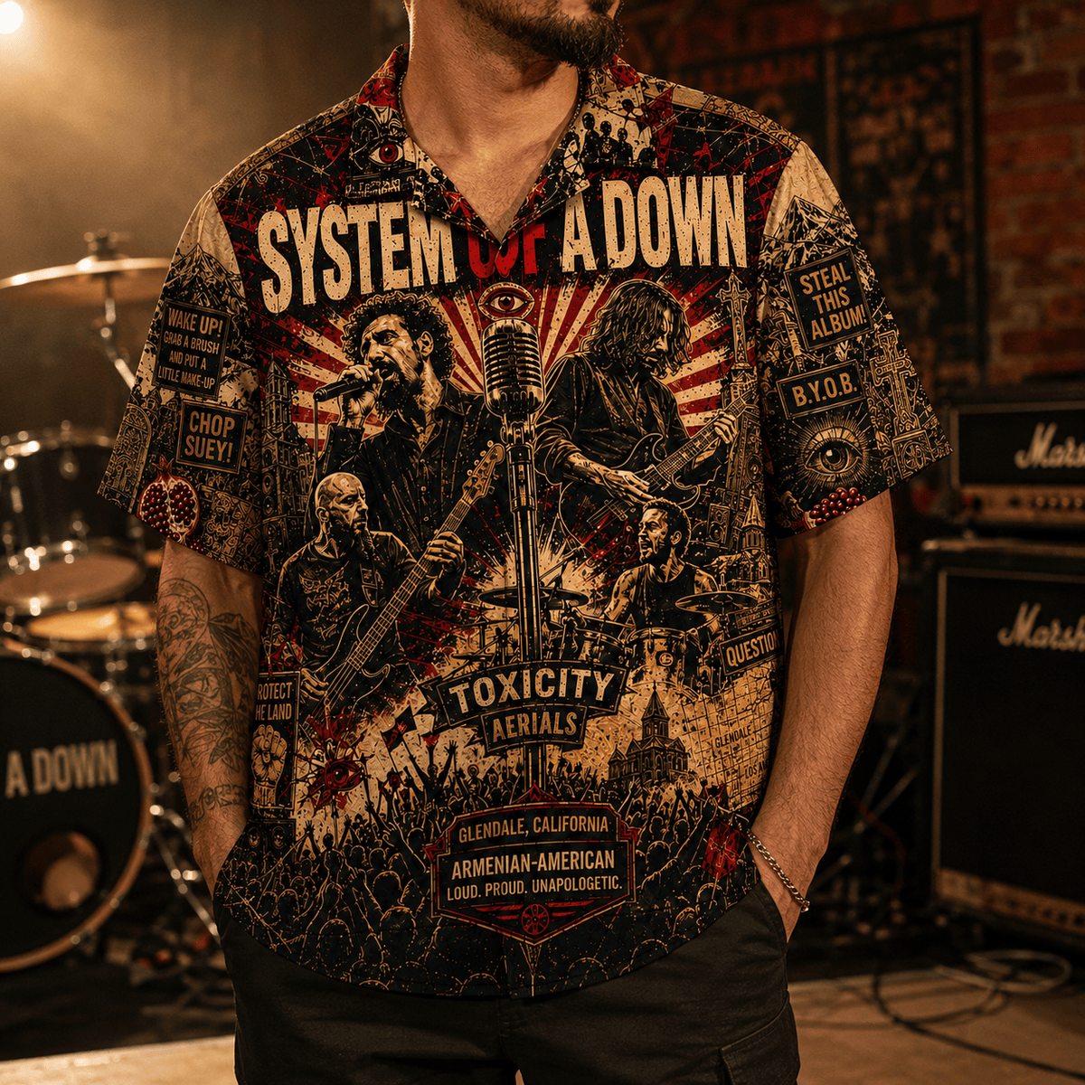 PREMIUM SOAD HAWAIIAN SHIRT NTNA