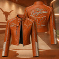 Premium TLS Cropped Leather Zipper Jacket TNSM
