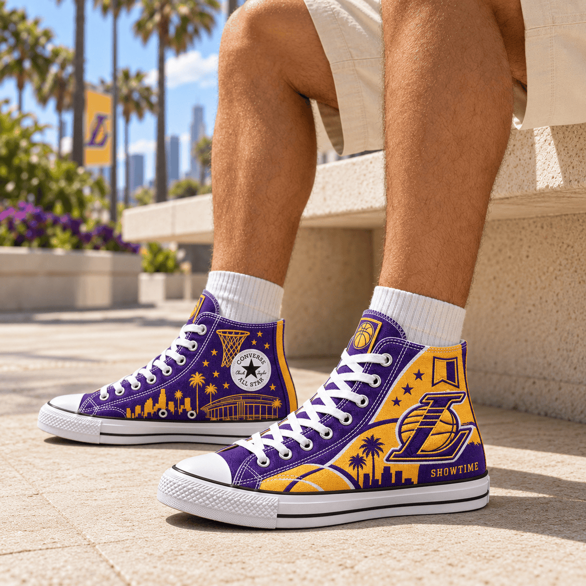 PREMIUM LAL HIGH-TOP SNEAKERS HQH