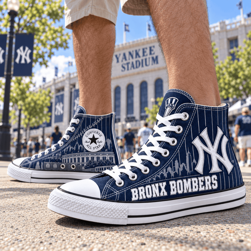 PREMIUM NYY HIGH-TOP SNEAKERS HQH