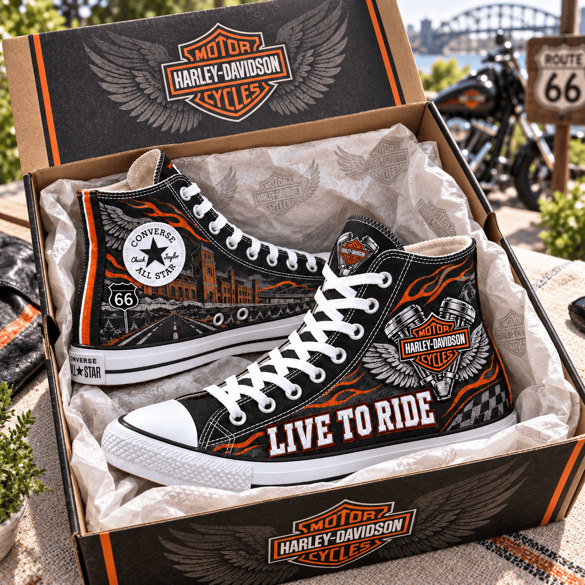 PREMIUM HLDV HIGH-TOP SNEAKERS HQH