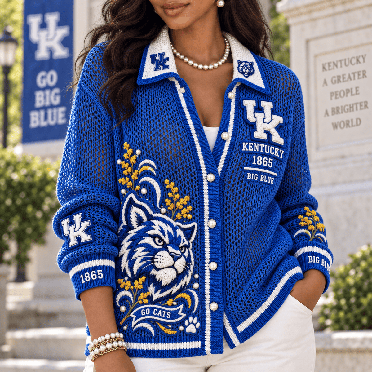 KWC Women’s Open-Knit Cardigan HTTT