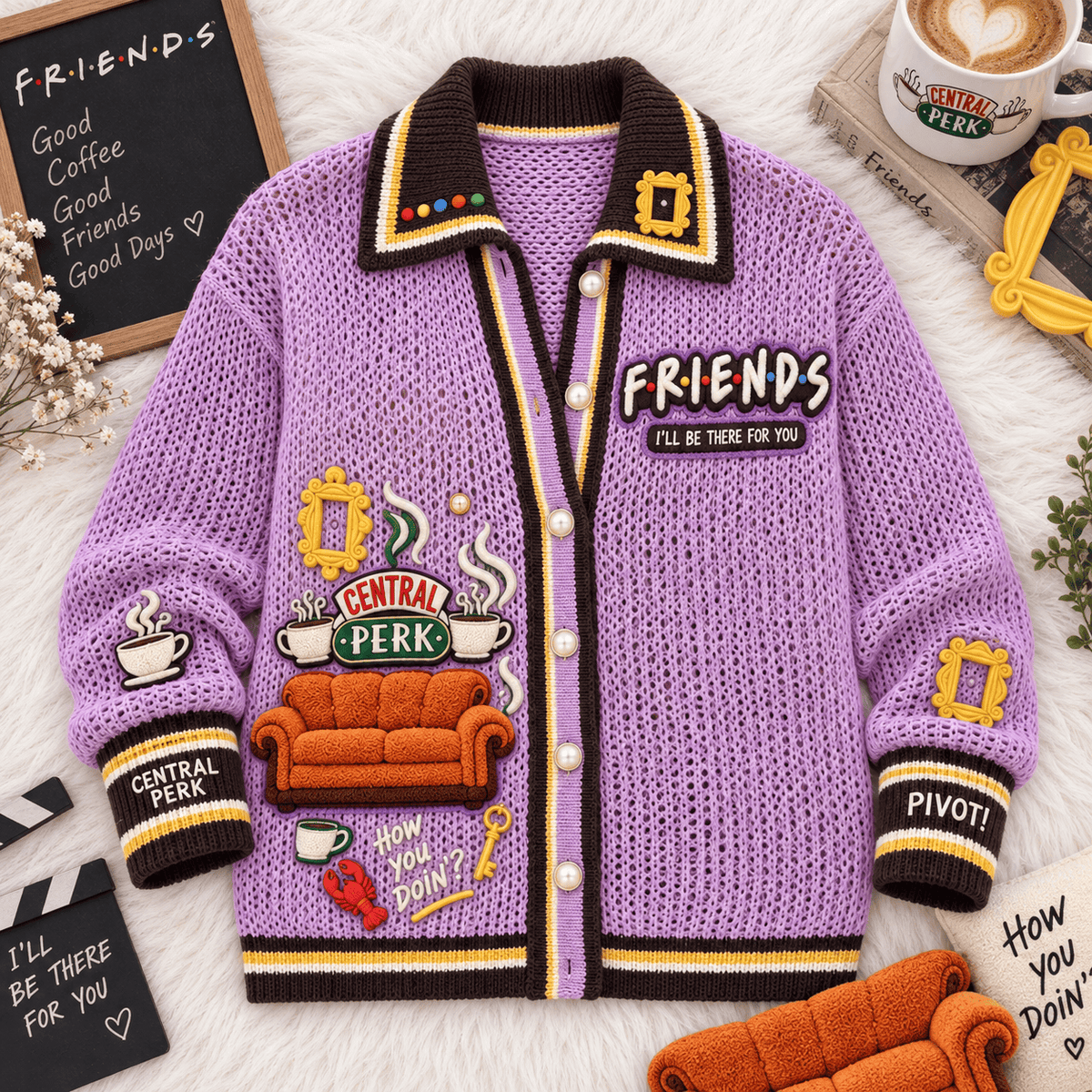 FRS Women’s Open-Knit Cardigan HTTT