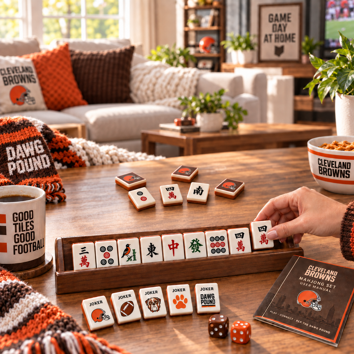 Premium CLVB Mahjong Tiles Set TNSM