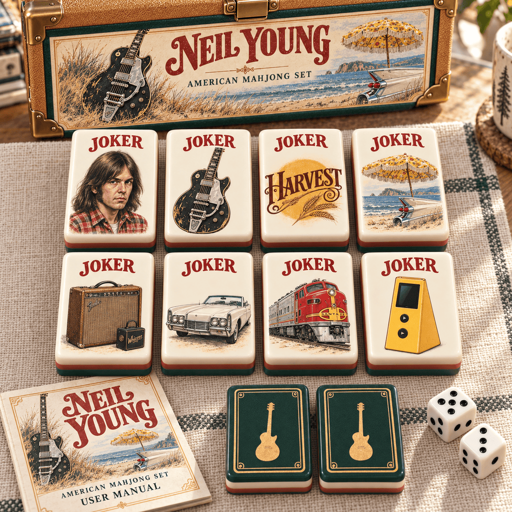 Premium NLY Mahjong Tiles Set TTMH