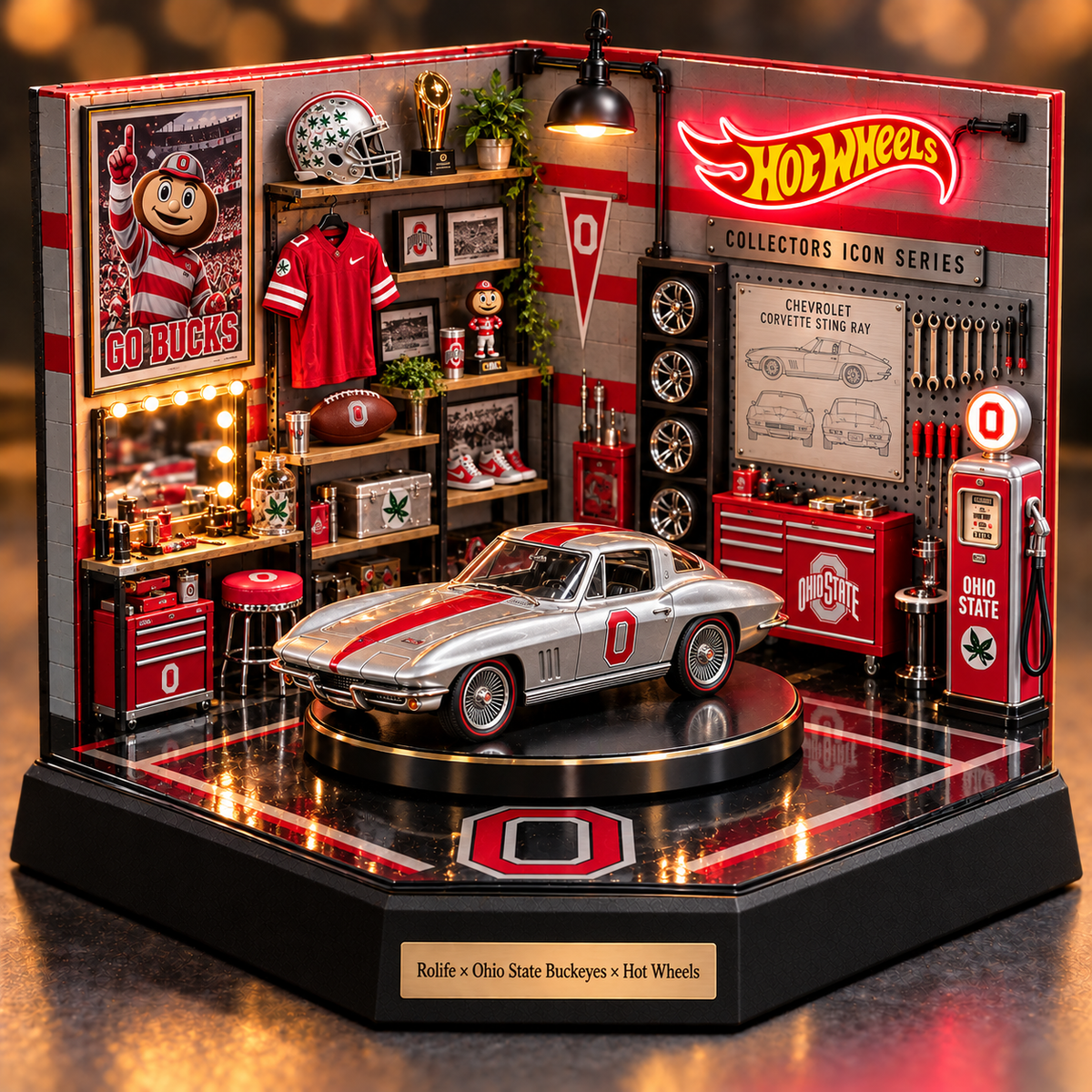 OSB Collectible Car Garage Diorama PNPA