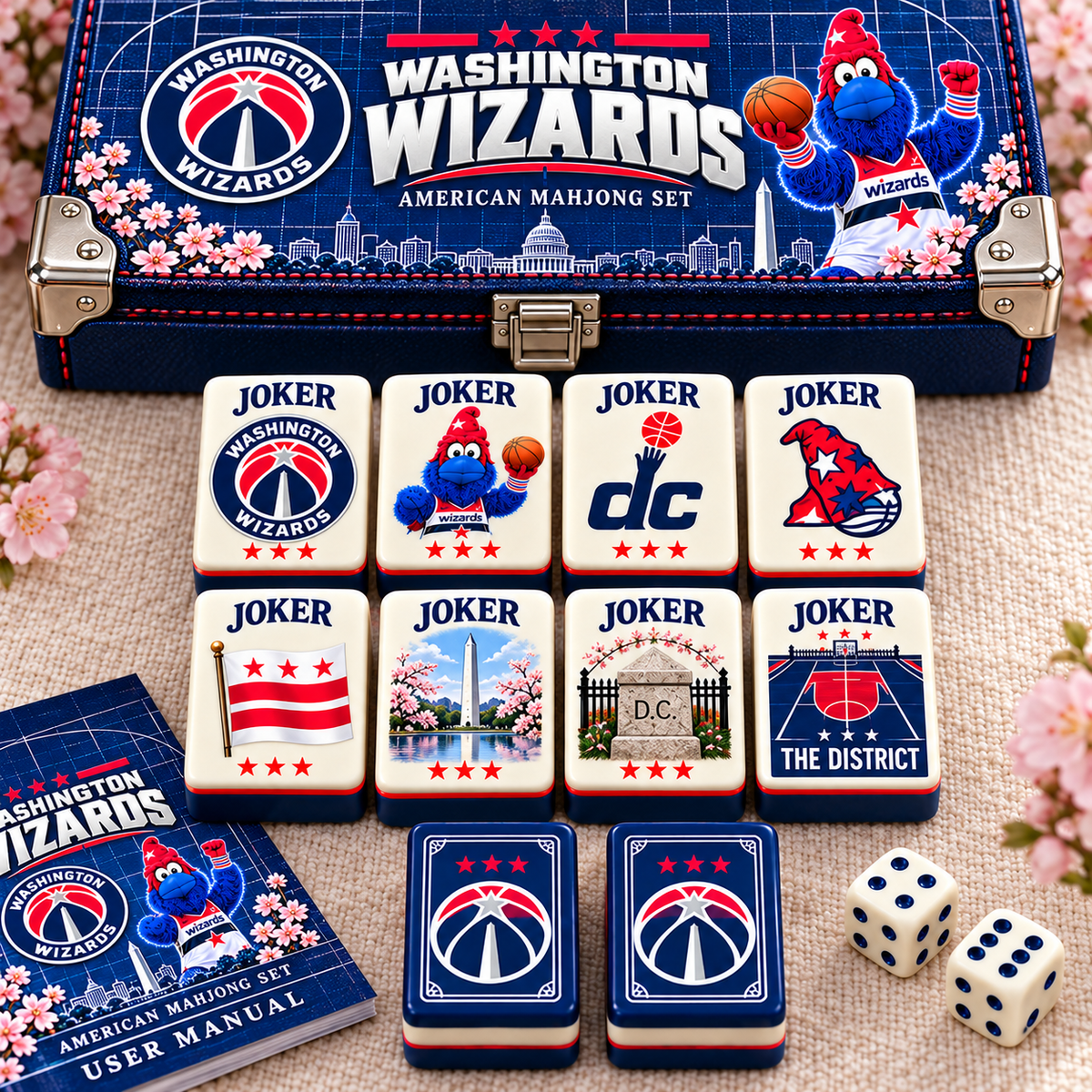Premium WAW Mahjong Tiles Set PVNA