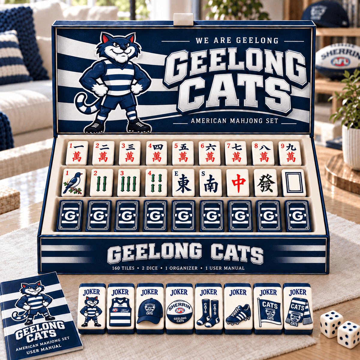 Premium GLC Mahjong Tiles Set TTMH