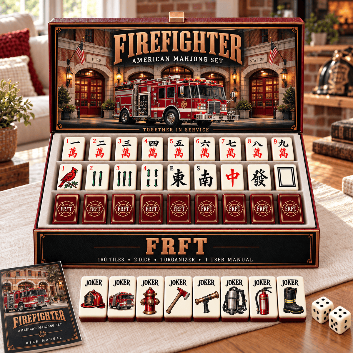 Premium FRFT Mahjong Tiles Set TTMH
