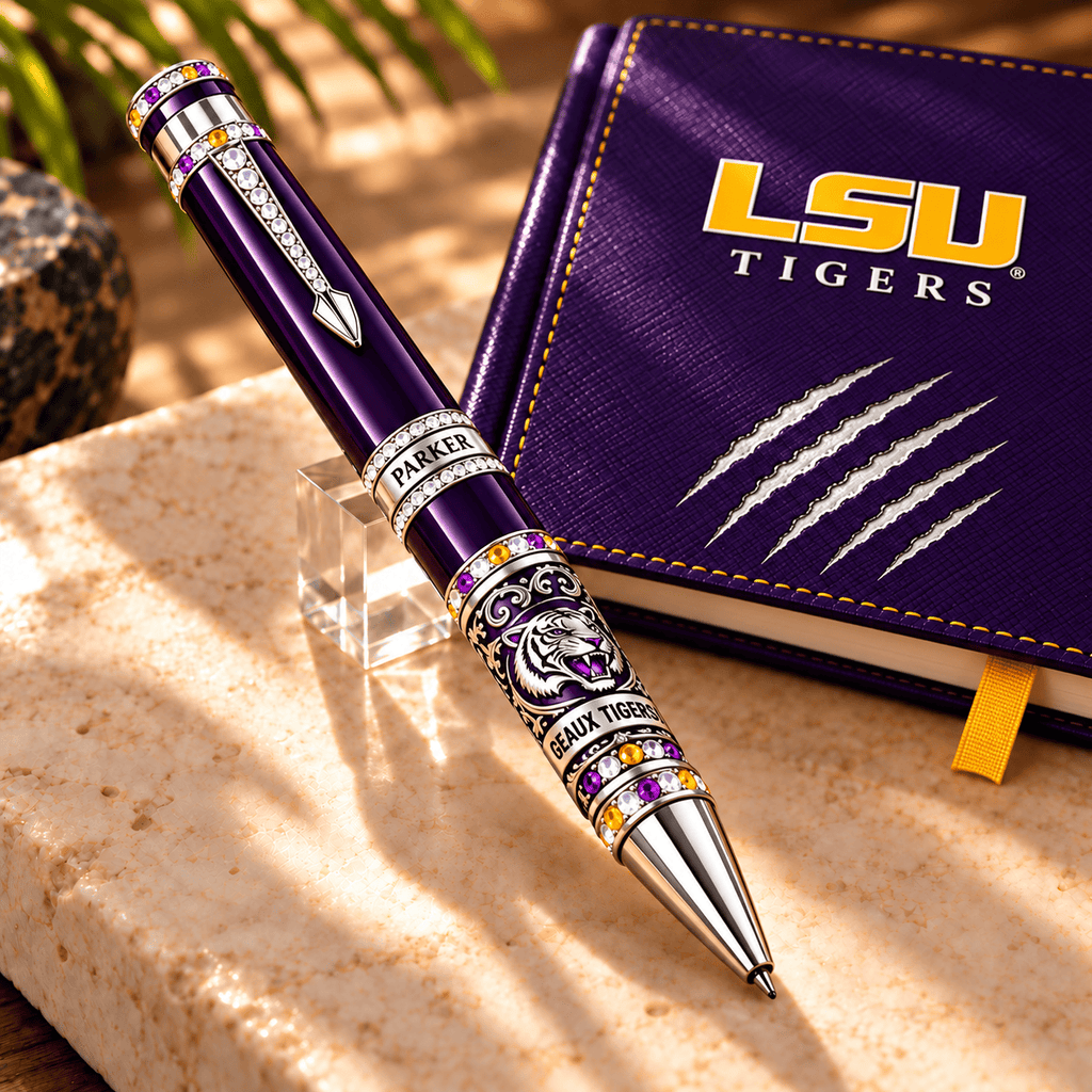 LSUT Jeweled Pen & Notebook Gift Set NHVH