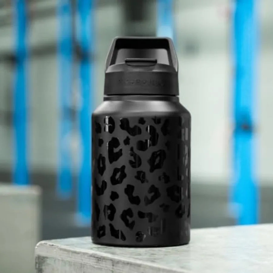 Sport - Stainless Steel Tumbler with Straw, Vacuum Insulated, Leakproof Water Bottle, Ergonomic Design, Reusable, Dishwasher Sa